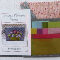 Cottage Flowers Purse Kit