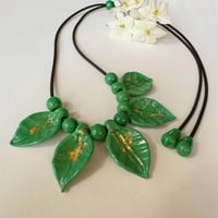 Image 1 of Festive Green Necklace