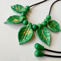 Image 2 of Festive Green Necklace