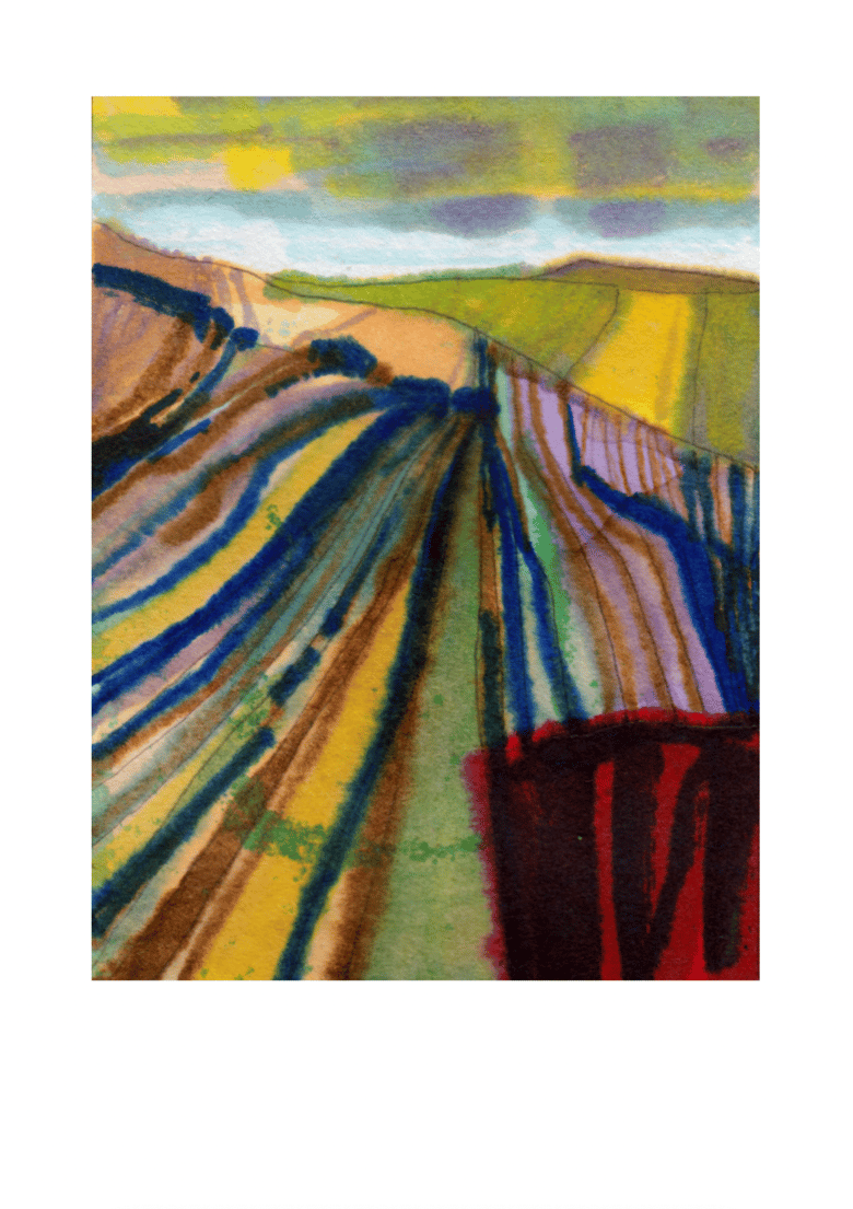 Image of Wiltshire Hills Drawing 1