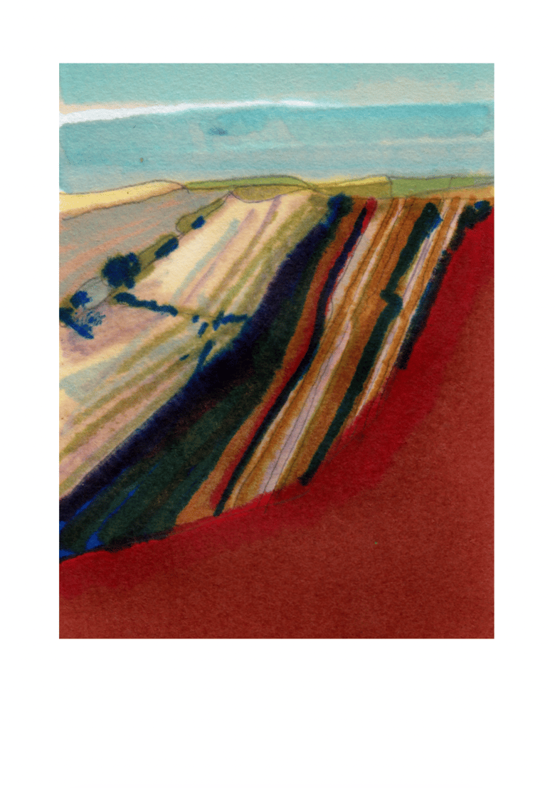 Image of Wiltshire Hills Drawing 3