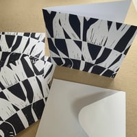 Image 2 of Abstract YIN YANG Greeting Card