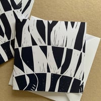 Image 1 of Abstract YIN YANG Greeting Card
