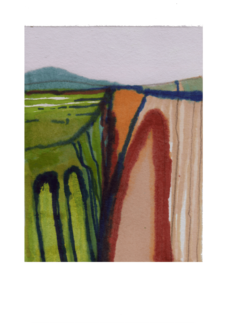 Image of Wiltshire Hills Drawing 6