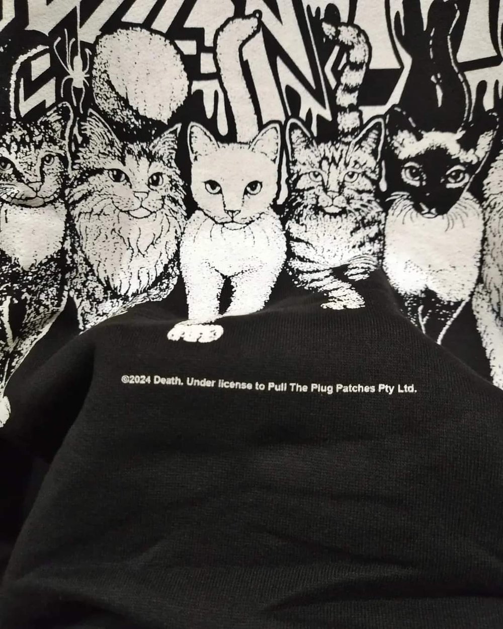 DEATH Kitten Black T-shirt and Long Sleeves