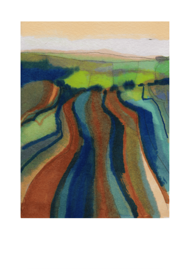 Image of Wiltshire Hills Drawing 12