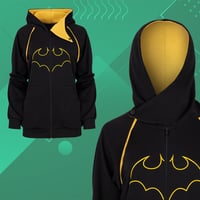 Batgirl (Cassandra Cain) inspired zip-up hoodie