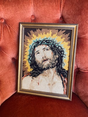 Image of Canevas anciens de la vierge et du Christ