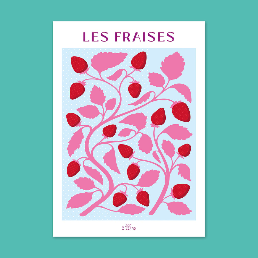 Image of Pack de 4 - Les Framboises - Les Myrtilles - Les Mûres - Les Fraises