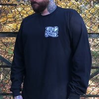 Image 4 of Blue Dragon Long Sleeve T-Shirt Black