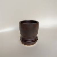 Image 1 of Ribbed Brown Cup