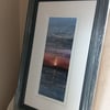 Framed Scrabo Sunset