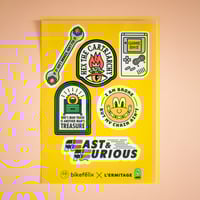 bikefelix x l'ermitage sticker sheet