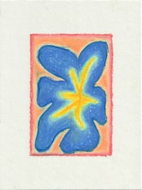 Flower #3 – Oil Pastel Drawing
