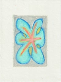 Flower #4 – Oil Pastel Drawing