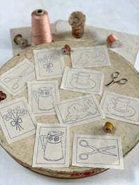 Embroidery Templates (from Journal with thread)