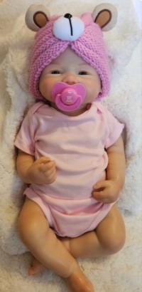 Image 2 of 42cm/16 inches Full Body Preemie Silicone Doll "Lily" Weighted 2.5kg