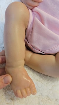 Image 3 of 42cm/16 inches Full Body Preemie Silicone Doll "Lily" Weighted 2.5kg