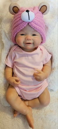Image 1 of 42cm/16 inches Full Body Preemie Silicone Doll "Lily" Weighted 2.5kg