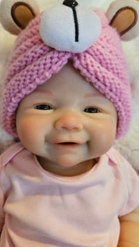 Image 4 of 42cm/16 inches Full Body Preemie Silicone Doll "Lily" Weighted 2.5kg