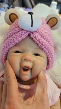 Image 5 of 42cm/16 inches Full Body Preemie Silicone Doll "Lily" Weighted 2.5kg