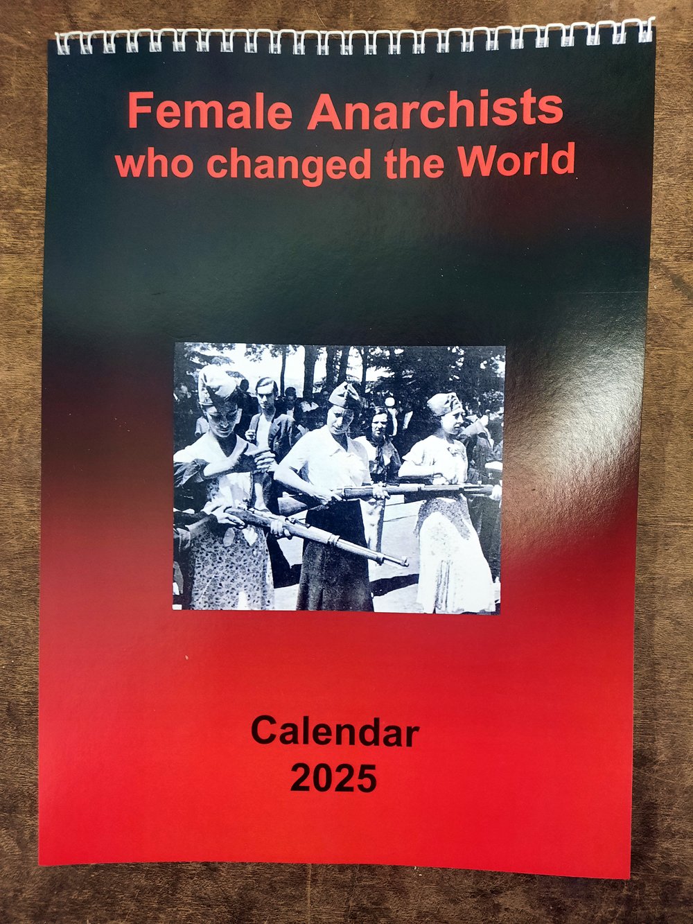 Female Anarchists A4 Calendar