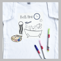 Image 4 of Simple Kid's Tee Designs for Use with Fabric Markers or Fabric Paint