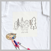 Image 5 of Simple Kid's Tee Designs for Use with Fabric Markers or Fabric Paint