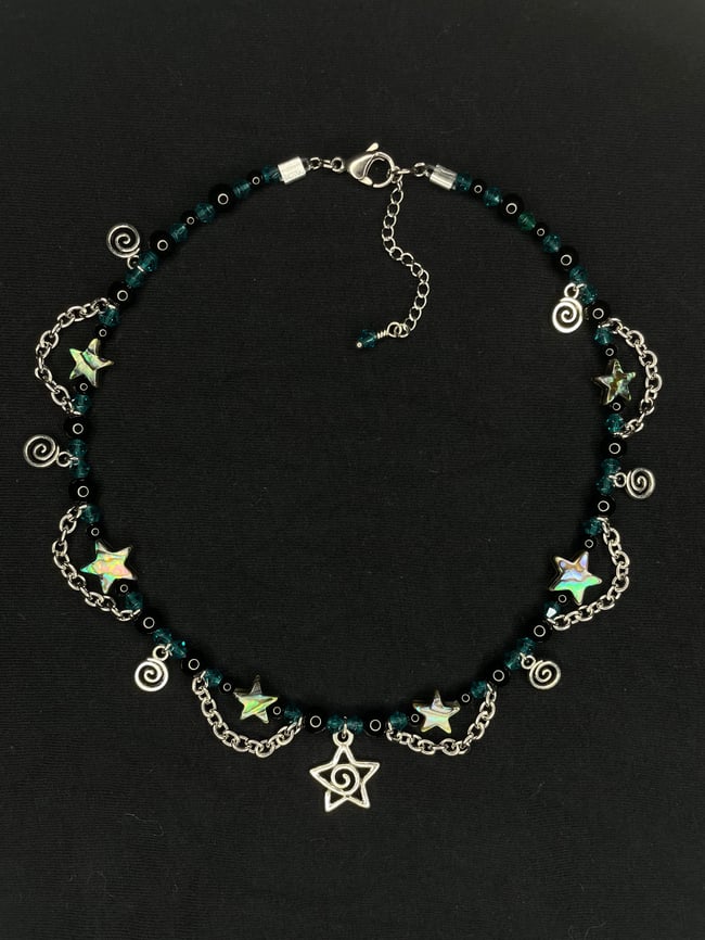 “Stars & Swirls” Choker