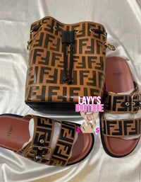 Fendi Purse & Sandals Set