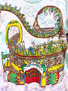 Grateful Dead 1993 Carnival T-Shirt - Size L