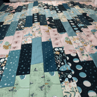 Image 4 of SKYLINE PATTERN Quilt Pattern 50" x 64" by Carrie-Along-Quilts Inc.