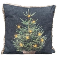 Image 3 of Coussin sapin avec leds