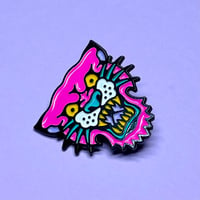 Image 2 of Pink Panther Enamel Pin Badge