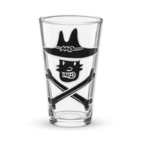 Image 1 of Doug Allen's STEVEN Skull Pint Glass