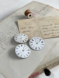 Three Enamel Clock Faces (V1)