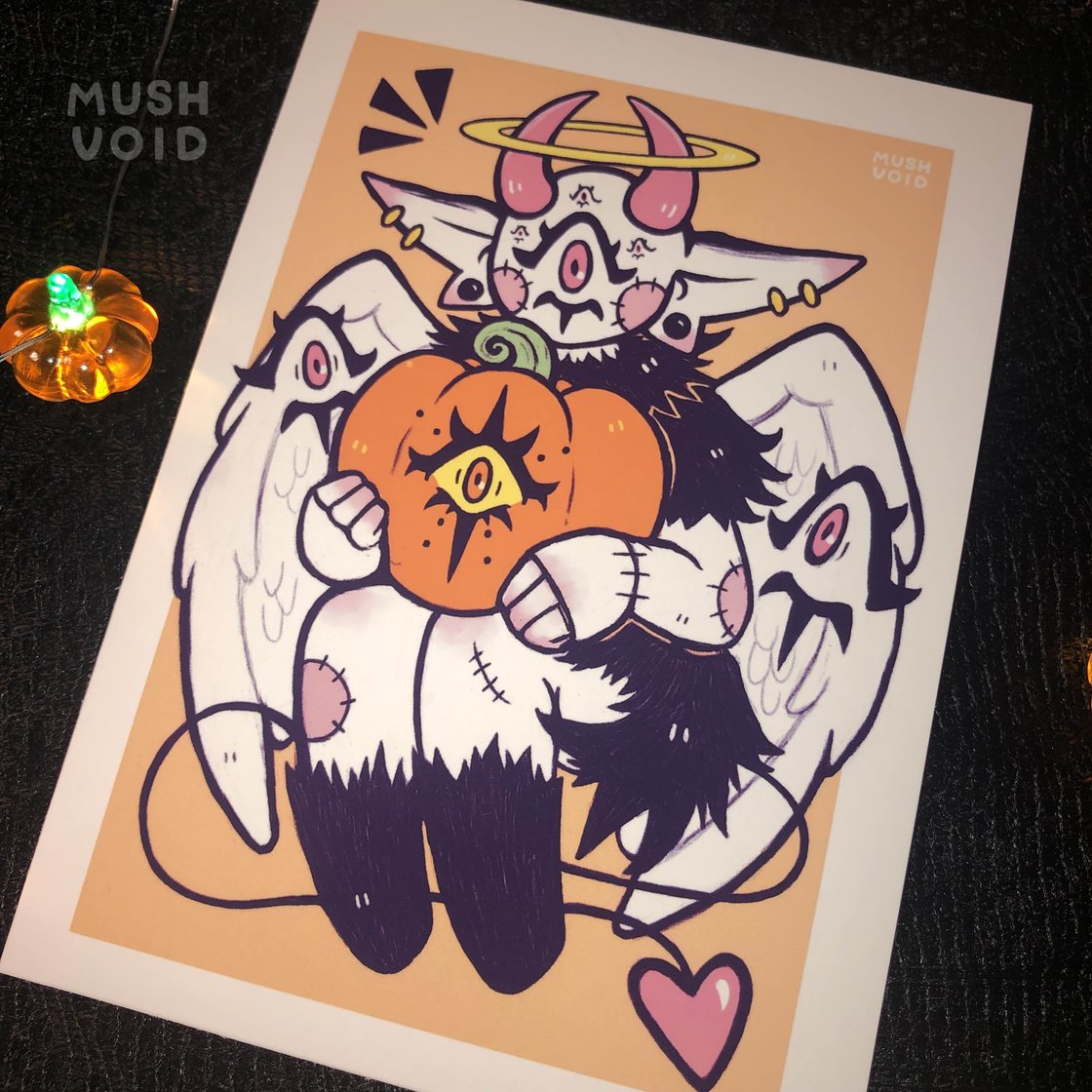 Image of Halloween A6 Mini Prints | Losgann & Oona