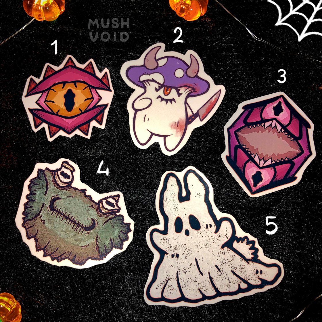 Image of Halloween Glossy Vinyl Stickers