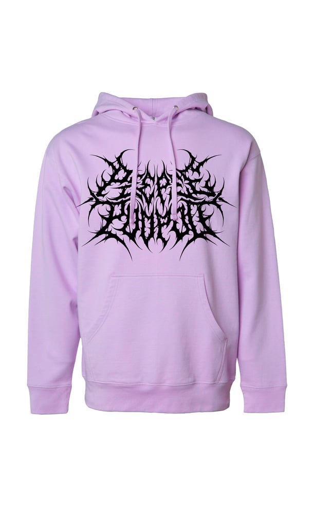 Image of 💜🖤OVERSTOCK🖤💜 Pastel Lilac And Black PeePee PooPoo Hoodie