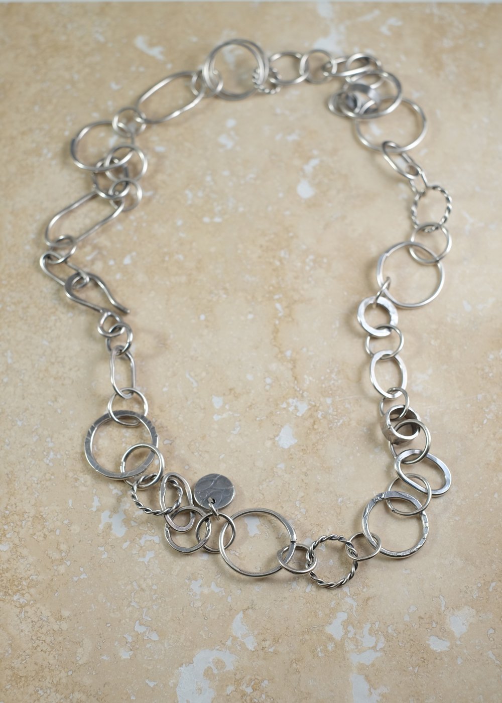 Image of Sterling Silver Handmade Chain Necklace