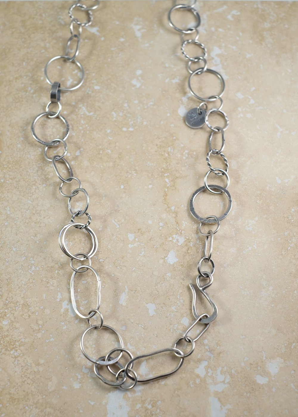 Image of Sterling Silver Handmade Chain Necklace