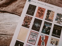Image 2 of Custom Book Cover Sticker Sheets - A5 (16 Stickers)