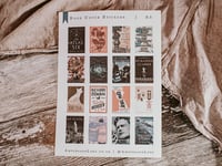 Image 5 of Custom Book Cover Sticker Sheets - A5 (16 Stickers)