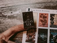 Image 1 of Custom Book Cover Sticker Sheets - A6 (9 Stickers)