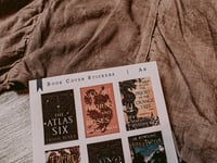 Image 3 of Custom Book Cover Sticker Sheets - A6 (9 Stickers)