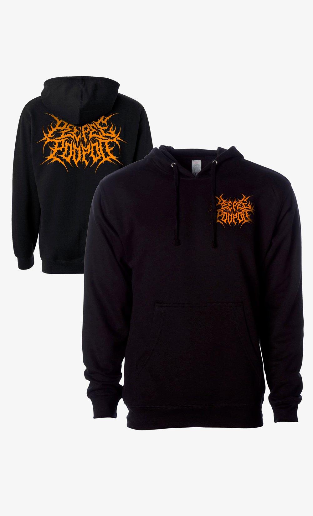 Image of 🧡🖤OVERSTOCK🖤🧡 Orange And Black PeePee PooPoo Hoodie