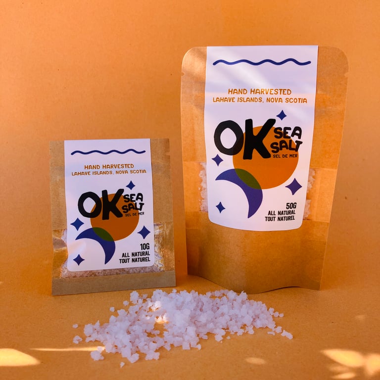 Natural Sea Salt Pouches 