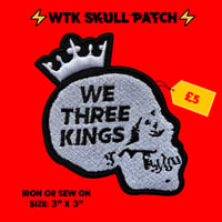 ⚡ WTK skull patch - iron/sew on ⚡