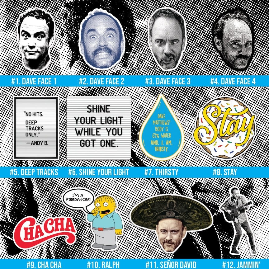 Build Your Own Dave Sticker Variety 5 Pack