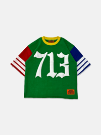 Image 1 of GIRLS ARE DRUGS® JERSEYS - "713 / 281" MULTICOLOR